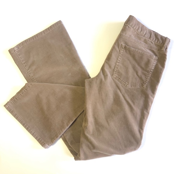 J Crew Women’s Stretch Corduroy Flare Tan Pants 2R - Picture 6 of 6
